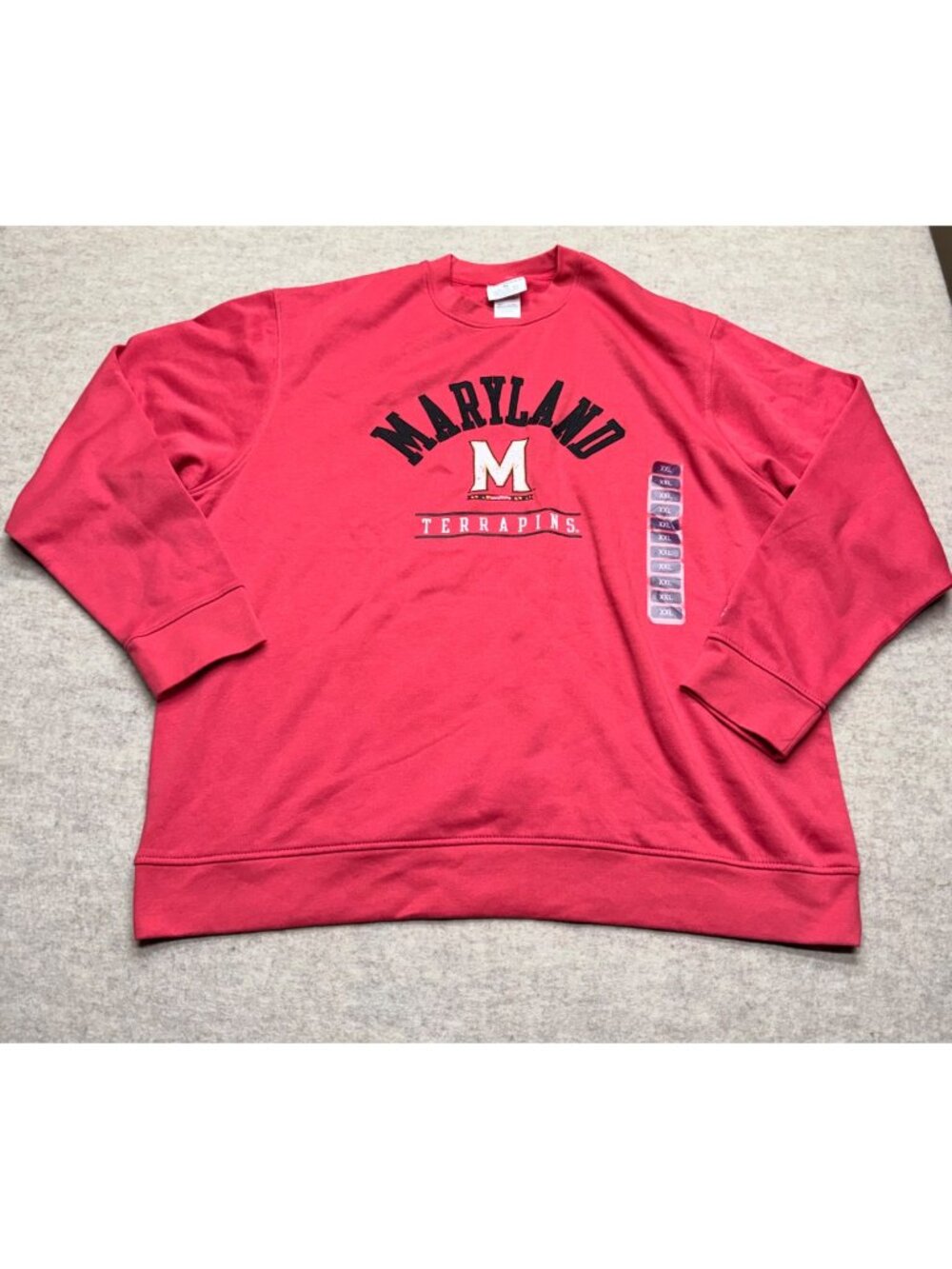 Champion University of Maryland Red Crewneck Activewear Sweatshirt Men's XXL